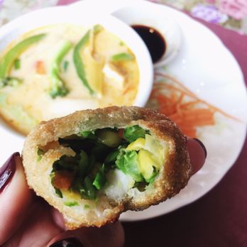 Gummlai Thai - Crispy veggie dumplings PACKED with veggies! - Thai Near Me - Willow Grove , Pennsylvania Gummlai Thai - Crispy veggie dumplings PACKED with veggies! - Thai Near Me - Willow Grove , Pennsylvania