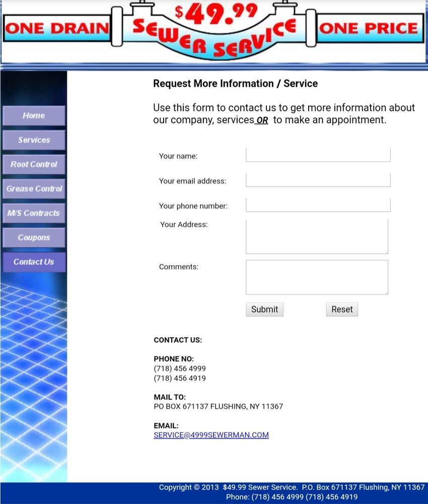 Slide of $49.99 Sewer Man