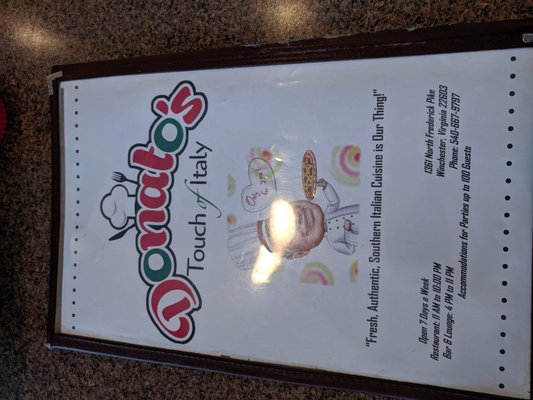 Menu photo 2 Touch of Italy Winchester, VA Menu photo 2 Touch of Italy Winchester, VA