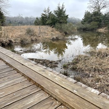 Fort Boggy State Park - Footbridge on nature trail - Rafting/Kayaking Near Me - Centerville, Texas