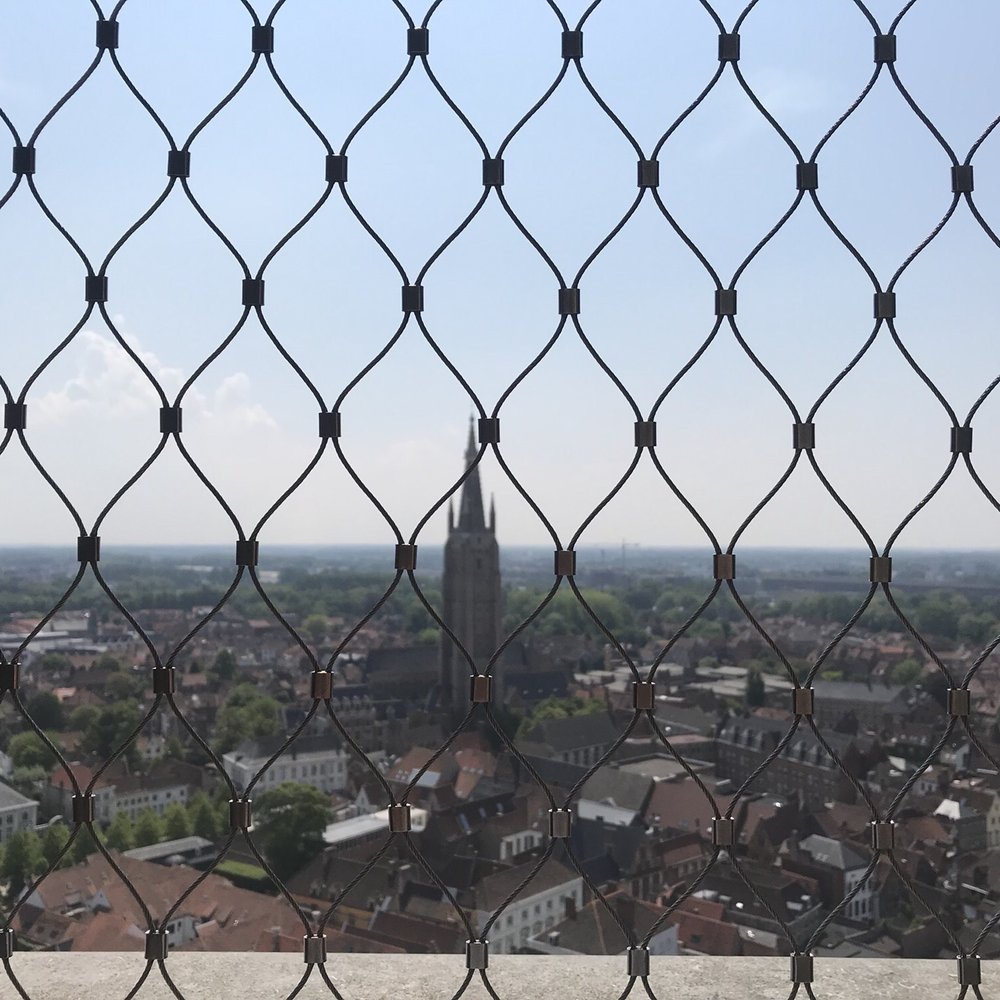Belfort - View from the top- you have to look through the fence. - Museums Near Me - Bruges, VWV