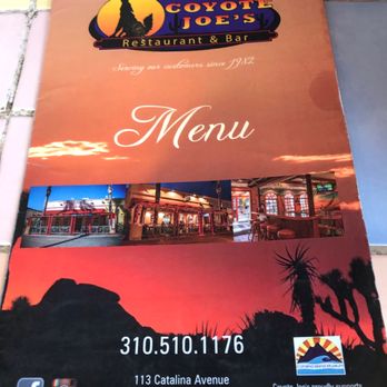 Coyote Joe's - Menu - Mexican Near Me - Avalon, California