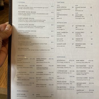 The Cottage Wellesley - Drink menu - New American Near Me - Wellesley, Massachusetts The Cottage Wellesley - Drink menu - New American Near Me - Wellesley, Massachusetts