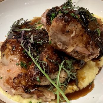 The Rex Seaside Steakhouse - Chicken (truffle jus, polenta); IG: @katzlundell - Steakhouses Near Me - Redondo Beach, California The Rex Seaside Steakhouse - Chicken (truffle jus, polenta); IG: @katzlundell - Steakhouses Near Me - Redondo Beach, California