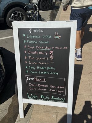 Menu photo 6 Luna Coffee Bar Cayucos, CA