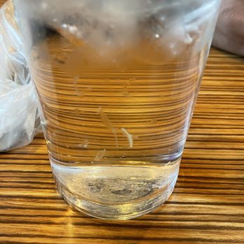 IHOP - Dirty cup with lemon particles floating in it - American Near Me - Hinesville, Georgia