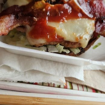 JC's Burger Bar - Looked under the top bun to see what is under the Lord spares - Bars Near Me - Mesquite, Texas