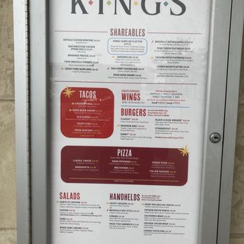 Kings Dining & Entertainment - Menu - Sports Bars Near Me - Dedham, Massachusetts