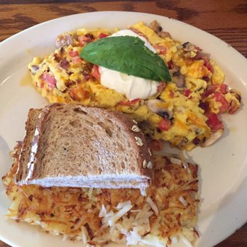 Boulevard Cafe - Scramble with hashbrowns. Really good. - New American Near Me - Daly City, California