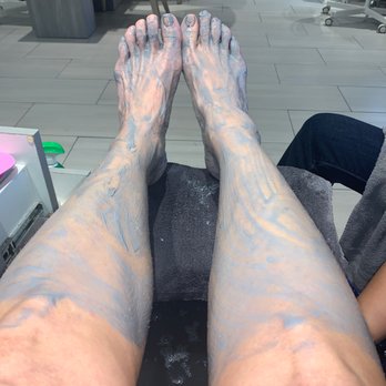Premier Nail Bar - Charcoal detox - it's a three step process. 1. Exfoliating mud scrub 2. Mud mask 3. Mud butter/massage. I am in step 2 - Nail Salons Near Me - Tampa, Florida Premier Nail Bar - Charcoal detox - it's a three step process. 1. Exfoliating mud scrub 2. Mud mask 3. Mud butter/massage. I am in step 2 - Nail Salons Near Me - Tampa, Florida