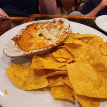 Claws Seafood House - Rehoboth Beach - Crab dip and Old Bay tortilla chips - Seafood Near Me - Rehoboth Beach, Delaware