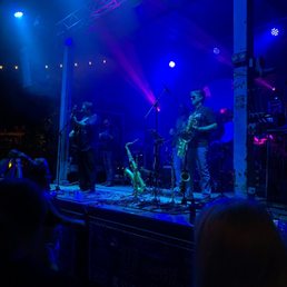 Outside stage