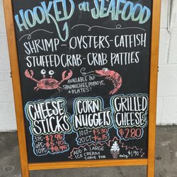 D & D Drive In - Outside menu