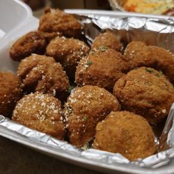 Dan's Pizza - Fried mushrooms. Their parm sprinkled  on top was a really nice touch