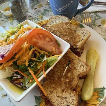 Kimmie's Coffee Cup - Pastrami Reuben and side salad. - Breakfast & Brunch Near Me - Brea, California