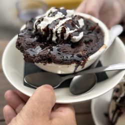 Crooked Creek Brewery - Triple chocolate cheesecake bread pudding