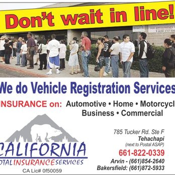 Cal Total Insurance Services  - Registration Services - Registration Services Near Me - Arvin, California
