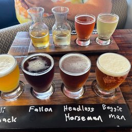 Beer & wine! Great beers! Beer & wine! Great beers!