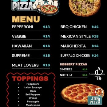 JDB Pizza - Menu - Pizza Near Me