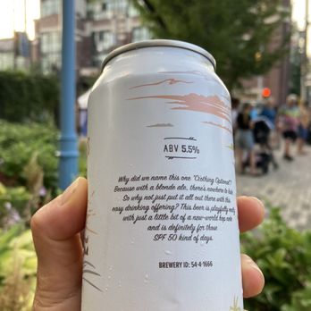 Beaches Brewing - a hand holding a can of beer - Brewpubs Near Me - Toronto, Ontario