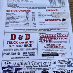 Chris's - Menu 5/2023