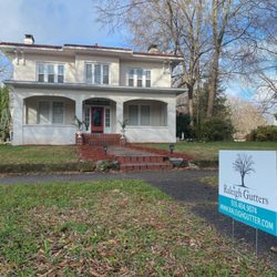Raleigh Gutters - Beautiful historic home in Youngsville!