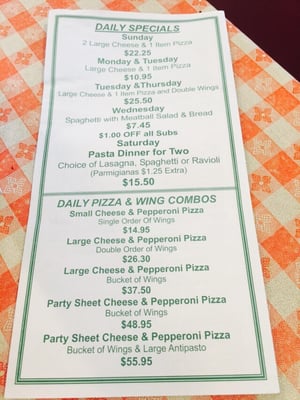 Menu photo 4 Mineo's South Pizzeria Buffalo, NY Menu photo 4 Mineo's South Pizzeria Buffalo, NY
