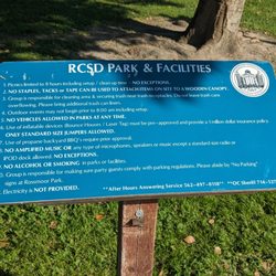 Rush Park - RSCD Park & Facilities rules