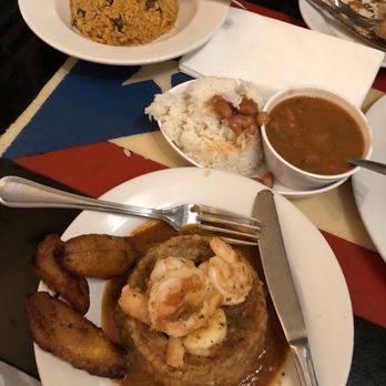 El Mofongo - a plate of food on a table - Puerto Rican Near Me - Arlington, Texas