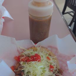 Photo of Tacos Moreno - Santa Cruz, CA, United States. Corn quesadilla sooo yummy! Can't forget the salsa!!