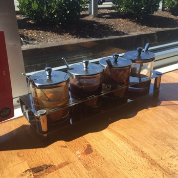 Boiling Point - Sauces next to window sit in the sun! - Taiwanese Near Me - Edmonds, Washington