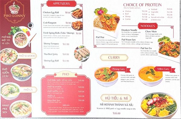 Menu photo 5 Pho Lonny Temecula, CA