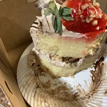 El Bolillo Bakery - Same cake should be titled "particle board" cake with no milk. Not even one kind instead of Three milks (tres leches - Bakeries Near Me - Houston, Texas El Bolillo Bakery - Same cake should be titled "particle board" cake with no milk. Not even one kind instead of Three milks (tres leches - Bakeries Near Me - Houston, Texas