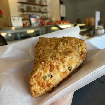 Brewja Coffee - Cheddar and jalapeño scone - Coffee & Tea Near Me - San Lorenzo, California
