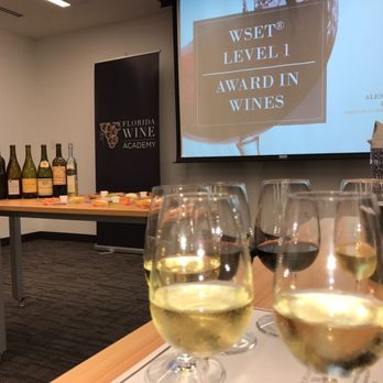 Florida Wine Academy - WSET Level 1 Award in Wines - Wine Tasting Classes Near Me - Miami, Florida Florida Wine Academy - WSET Level 1 Award in Wines - Wine Tasting Classes Near Me - Miami, Florida