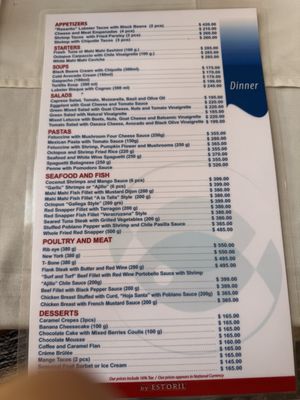 Menu photo 1 Bistro del Mar Zihuatanejo, GRO Menu photo 1 Bistro del Mar Zihuatanejo, GRO
