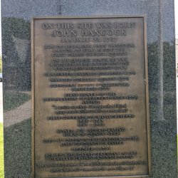 John Hancock Bust - John Hancock Bust, Quincy MA