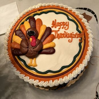 Merritt's Bakery - Midtown - a cake decorated with a turkey - Bakeries Near Me - Tulsa, Oklahoma Merritt's Bakery - Midtown - a cake decorated with a turkey - Bakeries Near Me - Tulsa, Oklahoma