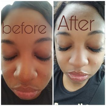 Dream Lash Studio - My before and after, so you can see the lash extension results! - Eyelash Service Near Me - Houston, Texas