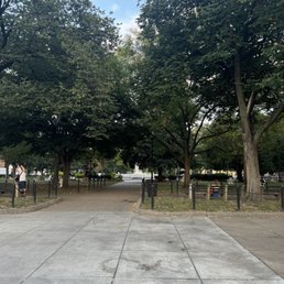 Park across the street from hotel Park across the street from hotel