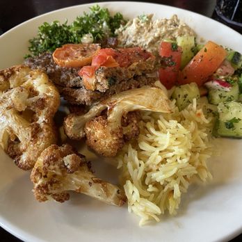 Ali Baba Mediterranean Grill - Some of the lunch buffet selections - Mediterranean Near Me - Richardson, Texas