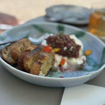 Father Forgive Me - Burrata with cherry tapenade - Cocktail Bars Near Me - Detroit, Michigan