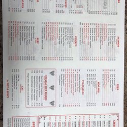 China Express - Menu