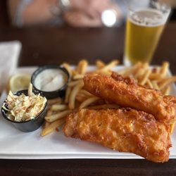 Churchill's Pub & Grille - Fish and Chips with the same xtra fish added