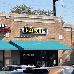 Exterior outside entrance of Austin Haircut Co - Austin Haircut Company across from HEB at Braker Lane and 183. - Austin, Texas Exterior outside entrance of Austin Haircut Co - Austin Haircut Company across from HEB at Braker Lane and 183. - Austin, Texas