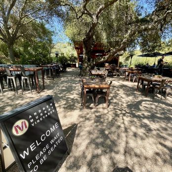 Andrew Murray Vineyards - Outdoor seating. - Wineries Near Me - Los Olivos, California Andrew Murray Vineyards - Outdoor seating. - Wineries Near Me - Los Olivos, California