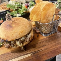 Steak n mushroom ciabatta Steak n mushroom ciabatta