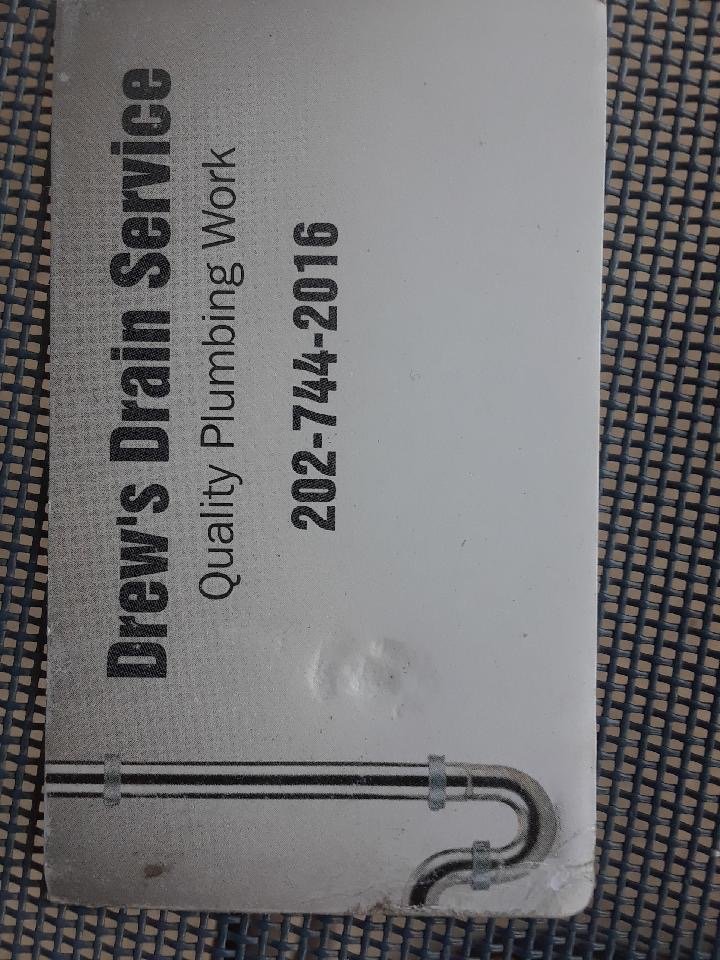 Slide of Drew’s Drain Service