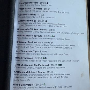 Gino's Surf - Menu - Breakfast & Brunch Near Me - Harrison Township, Michigan