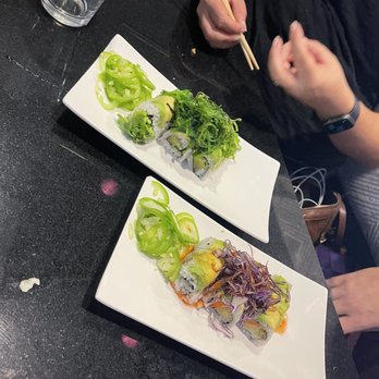 Jinju Sushi - Greenhouse, lower. Vegan roll, upper - Sushi Bars Near Me - Woodland, California Jinju Sushi - Greenhouse, lower. Vegan roll, upper - Sushi Bars Near Me - Woodland, California